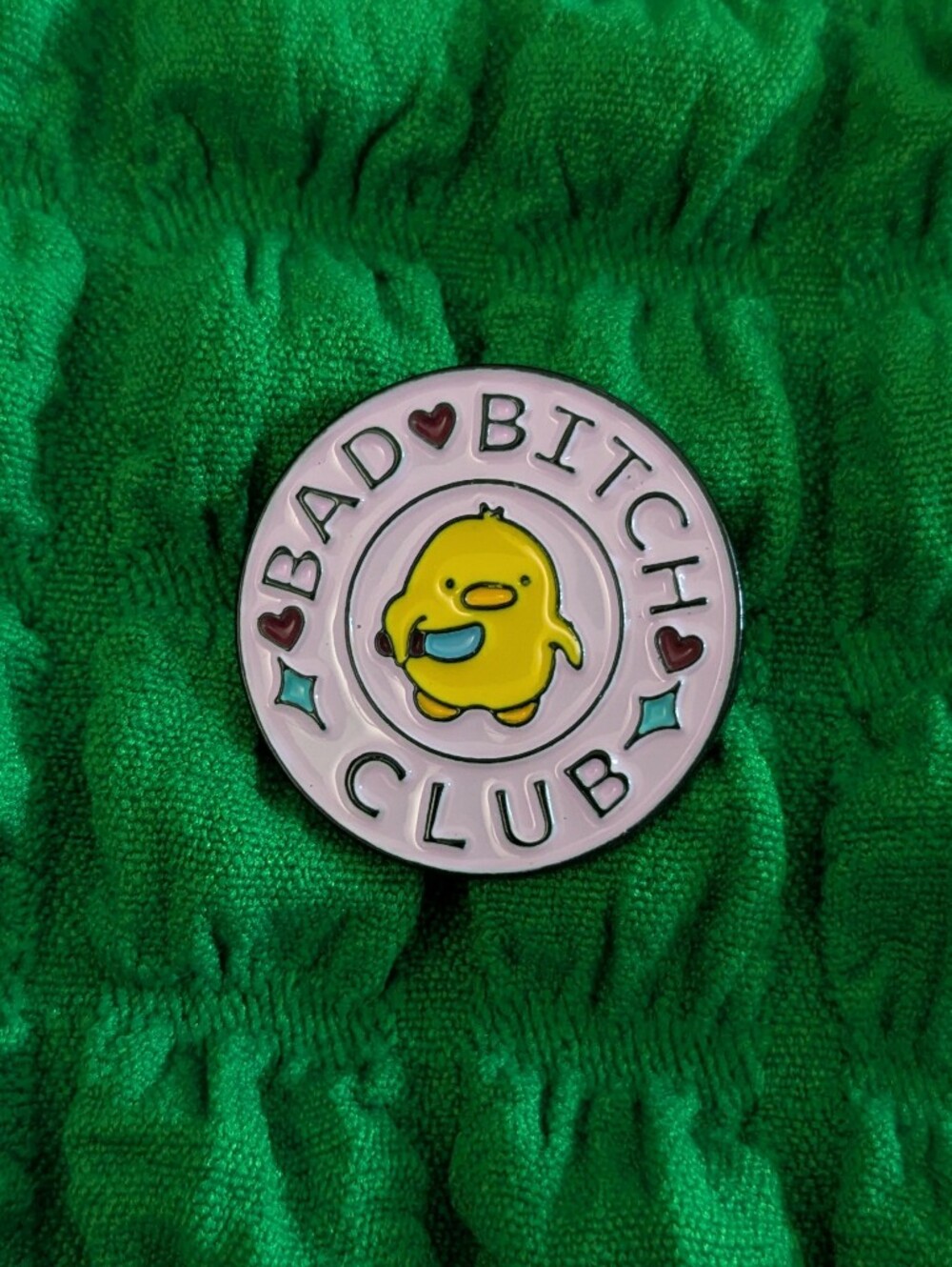 Bad B*tch Club Duck Lavender Enamel Pin